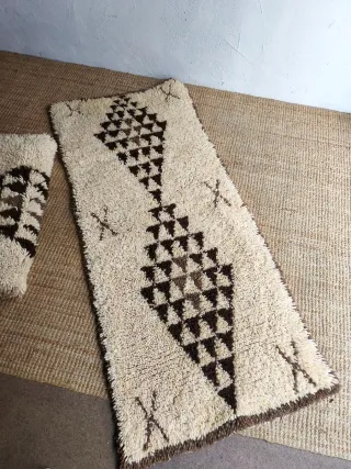 Set di 2 tappeti tradizionali berberi Beni Ouarain