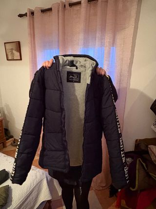 Zara Chaquetón Verde Oliva