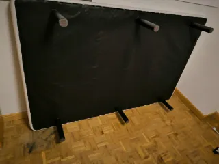 Somier tapizado 120x190 y alto 30