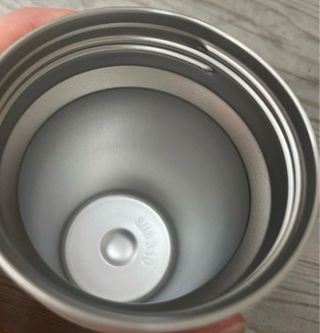 2 Termos Acero Inox Rojo y Blanco