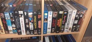 Lote di film in VHS e Betamax
