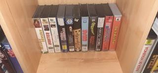 Lote di film in VHS e Betamax