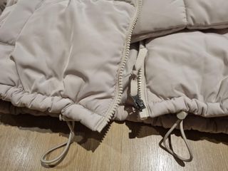 Chaqueta bomber acolchada beige XXS