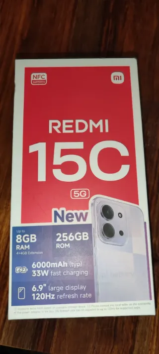 2 Xiaomi Redmi 15C 5G 256GB 8GB RAM