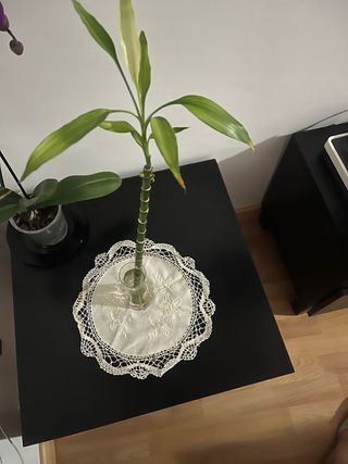 Mesita auxiliar Ikea negra