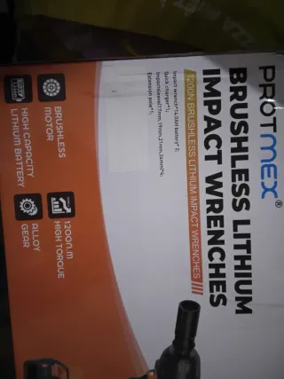 Avvitatore a impulsi Protemex a batteria nuovo!