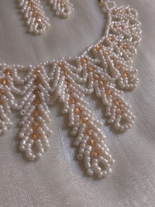 Set Gioielli Vintage Art Decò handmade cerimonia