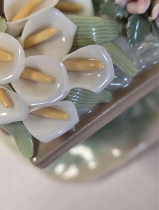 Carro con flores Lladró