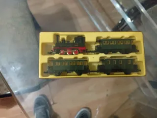 Tren eléctrico vías y mando