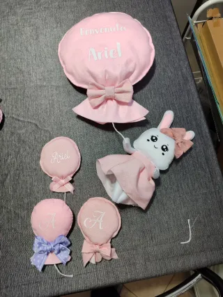 Fiocco nascita+ palloncini calamita