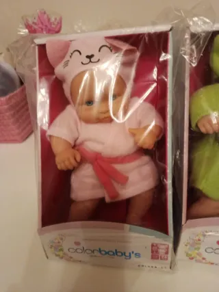 Oferton Dos muñecas Colorbaby's con capuchas