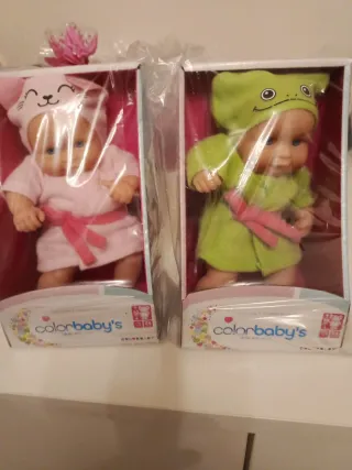 Oferton Dos muñecas Colorbaby's con capuchas