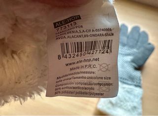 Guantes de invierno con reno