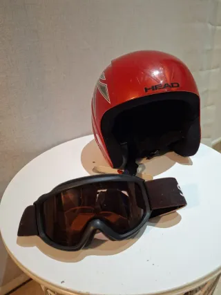 Casco de esquí Head niño con gafas