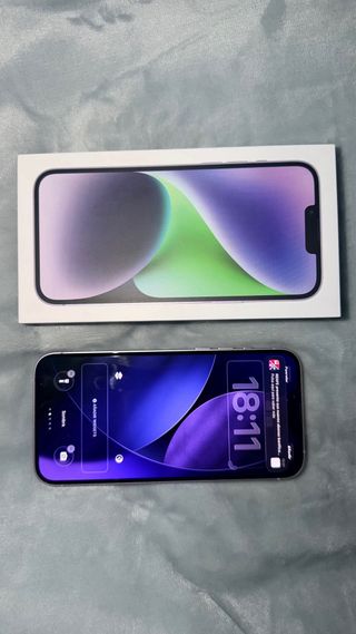 iPhone 14 Plus Morado Salud de batería 89%