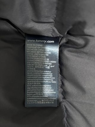 Parka plumas Tommy Hilfiger Talla M Azul