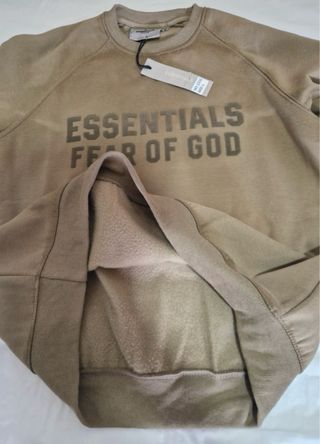 Sudadera Fear of God Essentials Marrón Talla L
