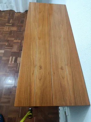 Mesa extensible cerezo