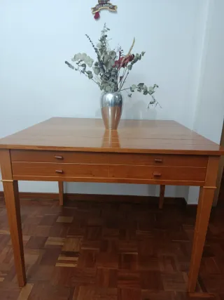 Mesa extensible cerezo