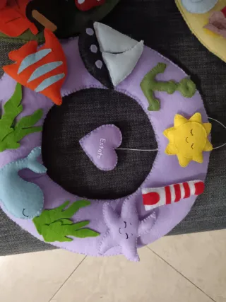 Ghirlanda Estate Pannolenci Fatta a Mano