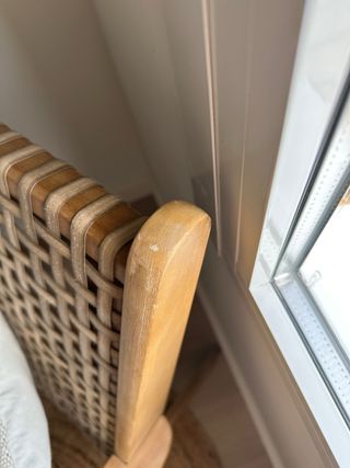 Sillón Kave Home Grignoon madera y mimbre