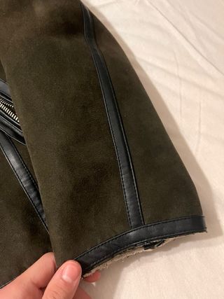 Chaqueta H&M Aviador/Biker Verde Oliva NUEVA