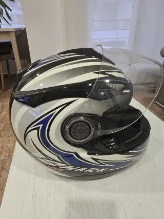 Casco de moto Shark con funda Talla 53 54 XS