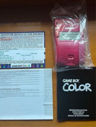 Game Boy Color Rosa Nintendo  1a Edición