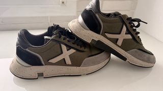 Zapatillas Munich Verde y Gris y nike air