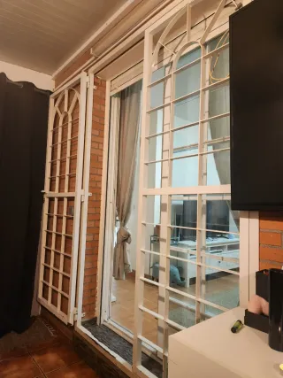 Puertas rejas de hierro estilo inglés