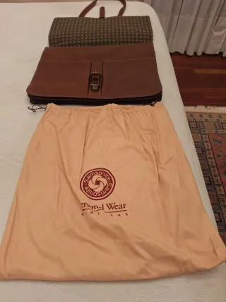 Maletín de cuero Samsonite Marrón