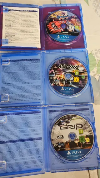 Pack 3 Juegos carreras PS4 perfecto estado