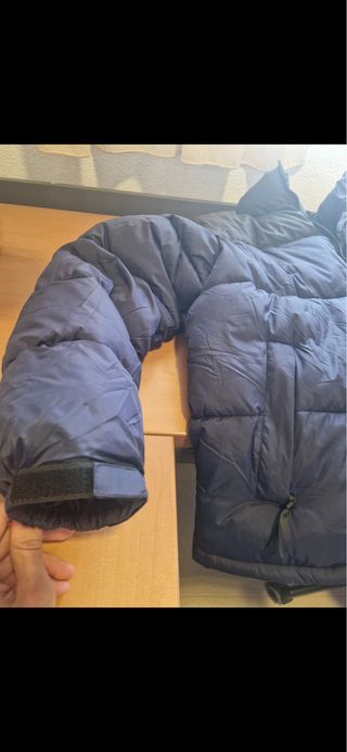 Abrigo The North Face Azul y Negro