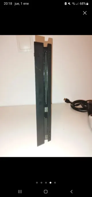 Ps4 Slim 500gb + 2 mandos + juegos