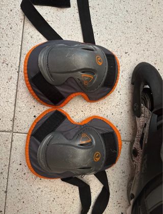 Patines Rodilleras Bolsa Oxelo negra