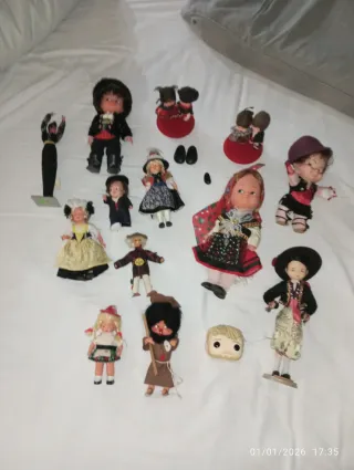 Lote de muñecas vintage