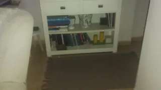 Aparador y repisa muy nuevos blancos madera maciza