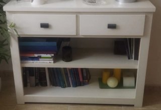 Aparador o entradita blanco madera maciza muy nuev