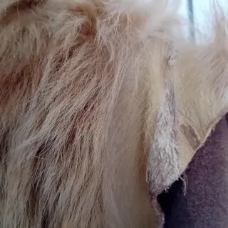 Abrigo de pelo marrón