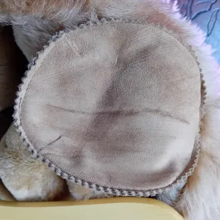 Abrigo de pelo marrón