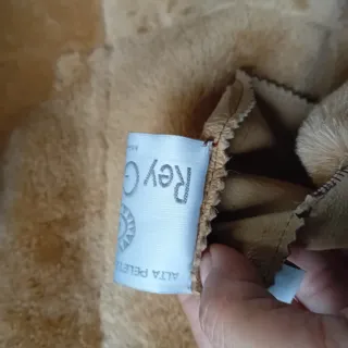 Abrigo de pelo marrón