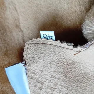 Abrigo de pelo marrón