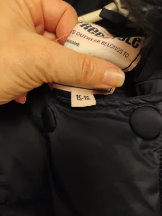 Chaquetón azul marino talla 15-16