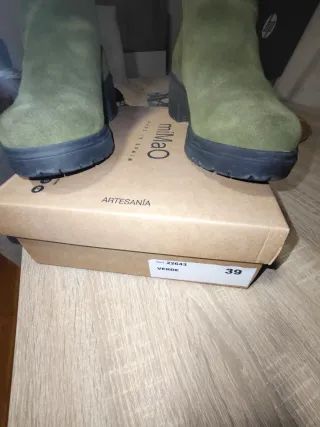 Botas Mimao caña verde. Hidrófugas Poco uso
