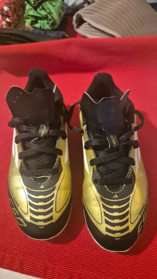 Adidas F50 Messi multitaco Oro/Negro talla 31