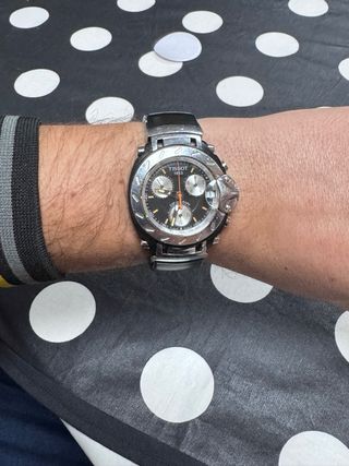 Reloj Tissot T-Race Cronógrafo Negro/Plata