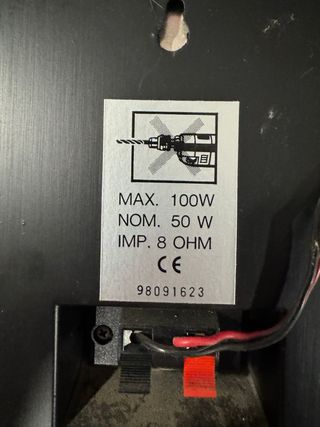 Altavoces Infinity SM65 y Supertech SB 105-F