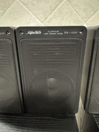 Altavoces Infinity SM65 y Supertech SB 105-F