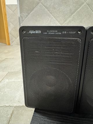 Altavoces Infinity SM65 y Supertech SB 105-F