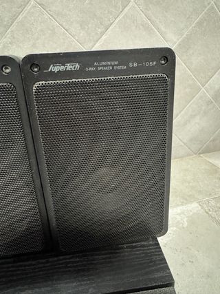 Altavoces Infinity SM65 y Supertech SB 105-F